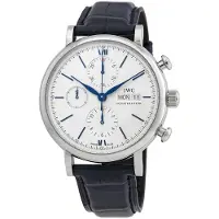 IWC Herreur IW391037 Portofino Hvid/Læder Ø42 mm