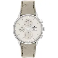 Junghans Herreur 27/4223.03 Meister Chronoscope Grå/Læder Ø40.7 mm