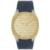 Gucci YA163418 Guld/Læder Ø38 mm