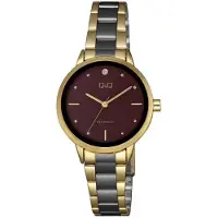 Q&Q Dameur QB97J422Y Classic Rød/Stål Ø32 mm