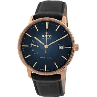 Rado Herreur R22879215 Coupole Blå/Læder Ø41 mm