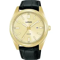 Lorus Herreur RH976QX9 Classic Guld/Læder Ø42 mm