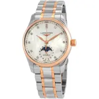 Longines Dameur L2.409.5.89.7 Master Collection Hvid/18 karat rosa