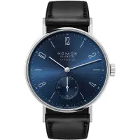 Nomos Glashütte Dameur N-191 Tangente Neomatik Blå/Læder Ø35 mm