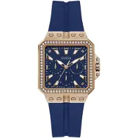 GUESS Dameur GW0618L2 Multifunction Blå/Gummi