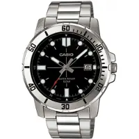 Casio Herreur MTP-VD01D-1E2VUDF Classic Sort/Stål Ø45 mm