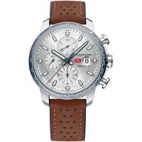 Chopard Herreur 168571-3010 Mille Miglia Sølvfarvet/Gummi Ø44 mm