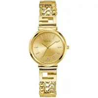 GUESS Dameur GW0545L2 G Cluster Guld/Gul guldtonet stål Ø32 mm