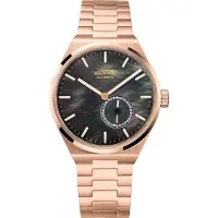 Bering Dameur 19435-762 Classic Sort/Rosaguldtonet stål Ø35 mm