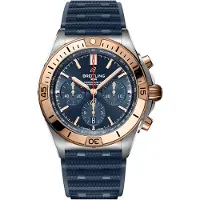 Breitling Herreur UB0134101C1S1 Chronomat B01 42 Blå/Gummi Ø42 mm