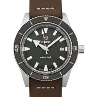 Rado Herreur R32505019 Captain Cook Grå/Læder Ø42 mm