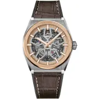 Zenith Herreur 87.9001.670-79.R589 Defy Classic Skeletskåret/Gummi