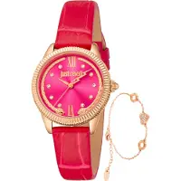 Just cavalli Dameur JC1L315L0035 Set Rosa/Læder Ø30 mm