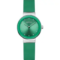 Bering Dameur 10129-808 Classic Grøn/Gummi Ø29 mm
