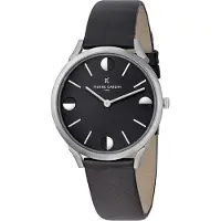 Pierre Cardin Herreur CPI.2010 Pigalle Plissee Sort/Læder Ø40 mm
