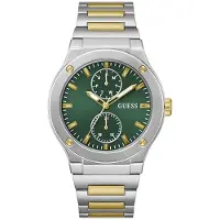 GUESS Herreur GW0795G1 Jet Grøn/Gul guldtonet stål Ø45 mm
