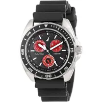 Nautica Herreur N07577G Multifunction Sort/Resinplast Ø42 mm