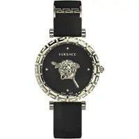 Versace Dameur VEDV00919 Palazzo Empire Sort/Stål Ø37 mm