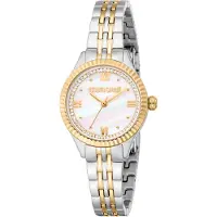 Roberto Cavalli by Franck Muller Dameur RC5L124M0085 Hvid/Gul