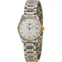 Longines Dameur L2.128.5.77.7 Master Sølvfarvet/Gul guldtonet stål