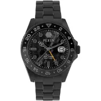 Philipp Plein Herreur PWYBA0923 Hyper Sport Sort/Stål Ø44 mm