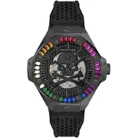 Philipp Plein Herreur PWPFA0424 The Skeleton Sort/Gummi Ø46 mm