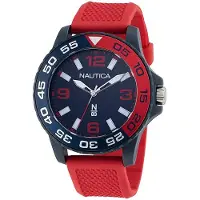 Nautica Herreur NAPFWS303 N83 Blå/Gummi Ø45 mm
