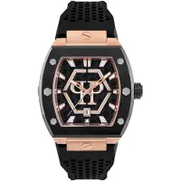 Philipp Plein Herreur PWPUA0124 The Hexagon Sort/Gummi