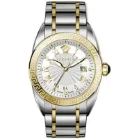 Versace Herreur VFE140015 V Spirit Hvid/Gul guldtonet stål Ø42 mm