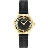 Versace Dameur VE9A00224 Daedalus Sort/Læder Ø35 mm