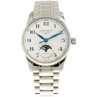 Longines Dameur L2.409.4.78.6 Master Hvid/Stål Ø34 mm