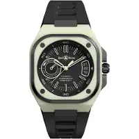 Bell & ross Herreur BRX5R-LUM-TC/SRB BR-X5 Green Lum Sort/Gummi
