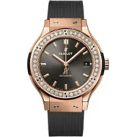 Hublot 565.OX.7081.RX.1204 Classic Fusion Grå/Gummi Ø38 mm