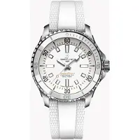 Breitling Dameur A17377211A1S1 Superocean Automatic 36 Hvid/Gummi