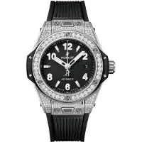 Hublot Dameur 485.SX.1170.RX.1604 Big Bang 33Mm Sort/Gummi Ø33 mm