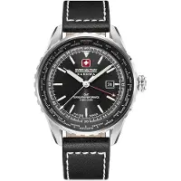 Swiss Military Hanowa Herreur SMWGB0003201 Hanowa Sort/Læder Ø44 mm