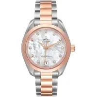 Omega Dameur 220.20.34.20.55.001 Seamaster Aqua Terra 150M Hvid/18