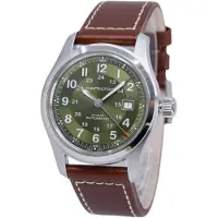 Hamilton Herreur H70605560 Khaki Field Grøn/Læder Ø42 mm