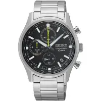 Seiko Herreur SSB419P1 Classic Sort/Stål Ø39 mm