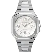 Bell & ross BR05A-S-MP-ST/SST BR 05 Hvid/Stål Ø36 mm