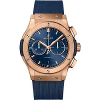 Hublot Herreur 541.OX.7180.RX Classic Fusion Blå/Gummi Ø42 mm