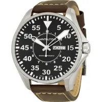 Hamilton Herreur H32635511 Jazzmaster Hvid/Læder Ø42 mm