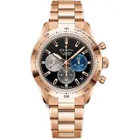 Zenith Herreur 18.3101.3600-21.M3100 Chronomaster Sport Sort/18 karat