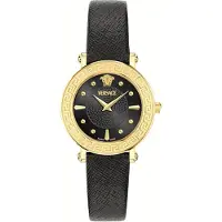 Versace Dameur VE9C00224 Greca Sphere Sort/Læder Ø35 mm