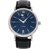 IWC Herreur IW459402 Portofino Blå/Læder Ø40 mm