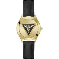GUESS Dameur GW0744L2 Plaque Guld/Læder Ø34 mm