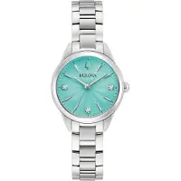Bulova Dameur 96P253 Sutton Blå/Stål Ø28 mm