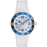 Nautica Dameur NAPLBS903 Sølvfarvet/Gummi Ø40 mm