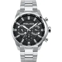 Police Herreur PEWJK2204201 Classic Sort/Stål Ø46 mm
