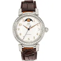 IWC Dameur IW459307 Da Vinci Hvid/Læder Ø36 mm